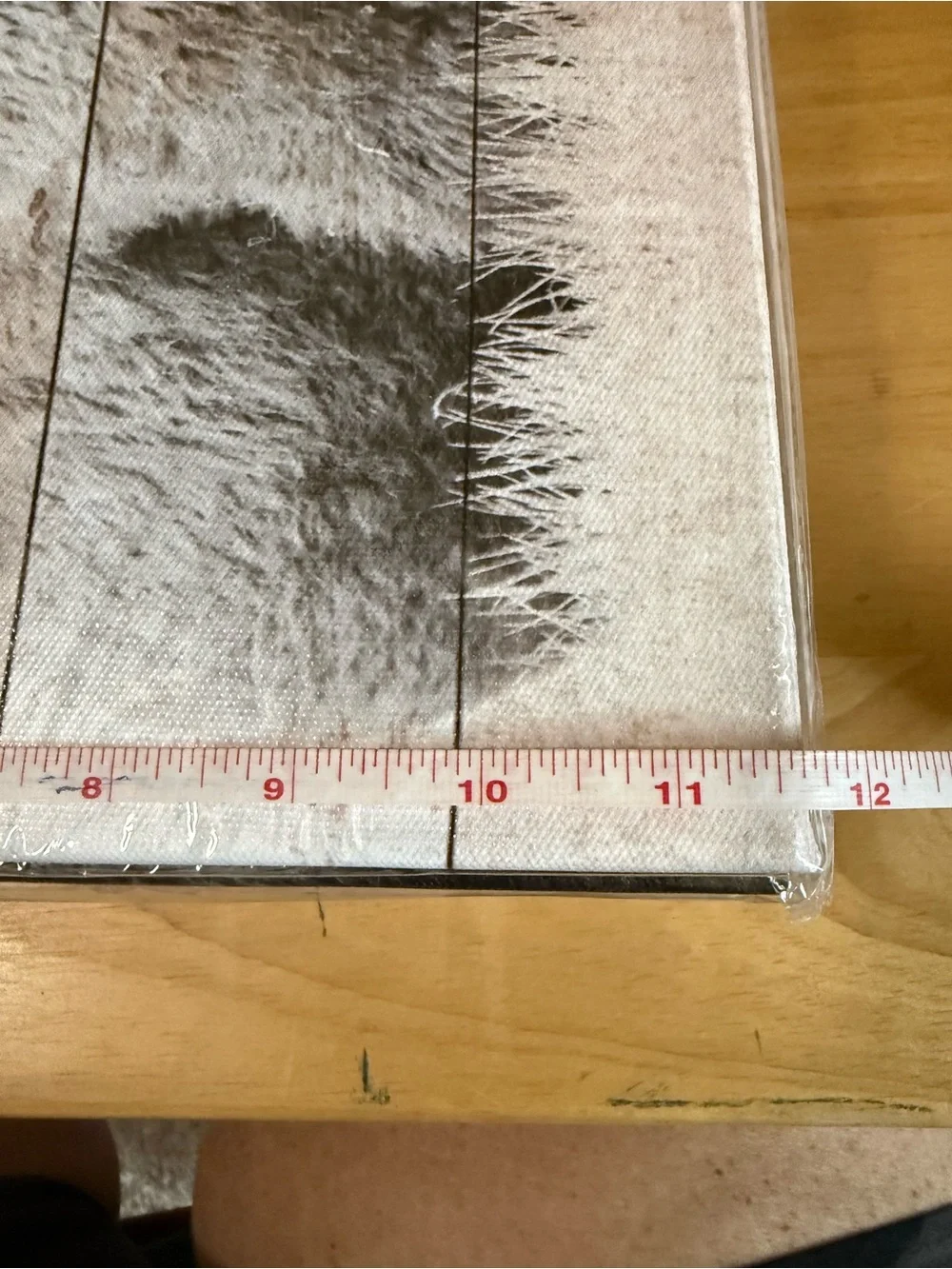 KLVOS 3 pcs Rustic Bison Wall Art - Neutral Tones